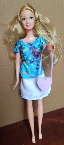 Ubranka dla Lalek SPÓDNICA BLUZKA TOREBKA spódniczka  A1 na Arena.pl