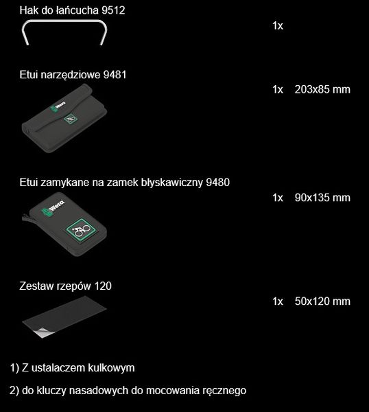 BICYCLE SET 3 A, 40 CZĘŚCI - W05004188001 zdjęcie 5
