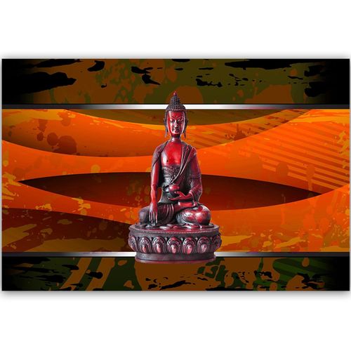 Obraz na płótnie - Canvas, Budda na abstrakcyjnym tle1 60x40 na Arena.pl
