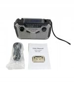 RADIO MULTIFUNKCYJNE PRZENOSNE SOLAR LATARKA POWER BANK ALARM
