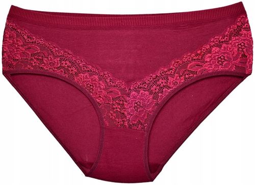 MAJTKI damskie bawełniane KORONKOWE BAWEŁNA figi rozmiar 3XL x 6 sztuk na Arena.pl