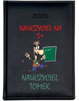KALENDARZ A6 2026 TYGODNNIOWY PLANER nadruk UV PREZENT DLA NAUCZYCIELA