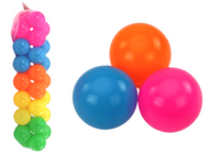 Zestaw Piłek Kulek Kolorowych Piłeczki Plastikowe Do Basenu 7 cm  30szt.