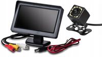 KAMERĄ COFANIA 170 STOPNI i MONITOR WYŚWIETLACZ 4,3'' LCD REGULOWANY