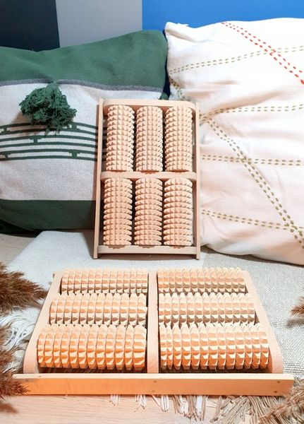 Drewniany Wałek do Masażu Stóp zdjęcie 7