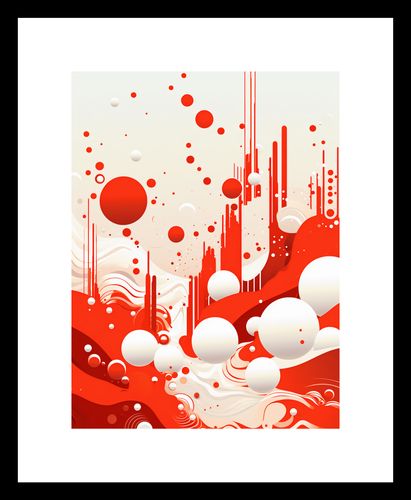 Plakat 15x20cm Krwiście Czerwone Wibracje na Arena.pl