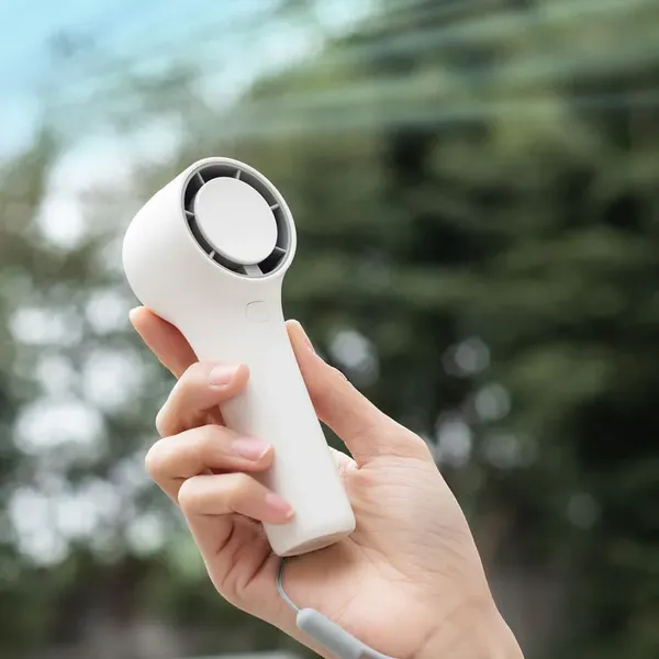 Wentylator przenośny Ocoopa N606 biały akumulator USB turbo zdjęcie 5