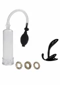 calexotics his essential pump kit - zestaw do treningu intymnego 4w1
