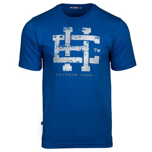 T-shirt BASIC CLASSIC Rozmiar - L, Kolor - NIEBIESKI na Arena.pl