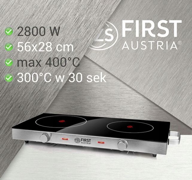 Kuchenka elektryczna CERAMICZNA 2800 First Austria zdjęcie 9