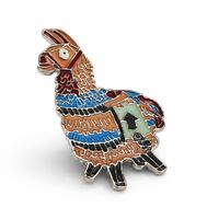 Llama | 5 cm | Metal | Przypinka Gamingowa | Fortnite