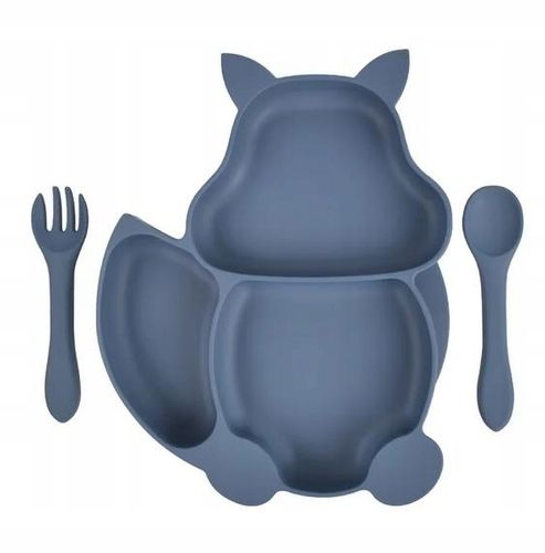 ZESTAW DO KARMIENIA NACZYŃ SILIKONOWE TALERZYK DLA NIEMOWLĄT Z PRZYSSAWKĄ na Arena.pl