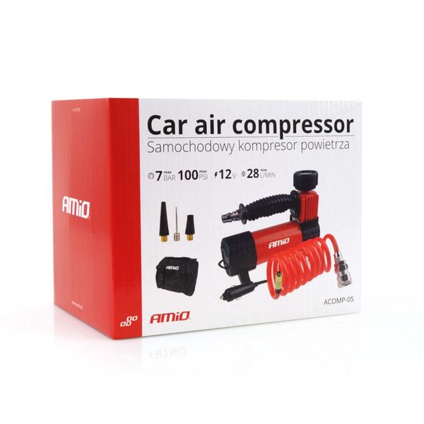 Kompresor samochodowy HQ ACOMP-05 AMIO zdjęcie 2