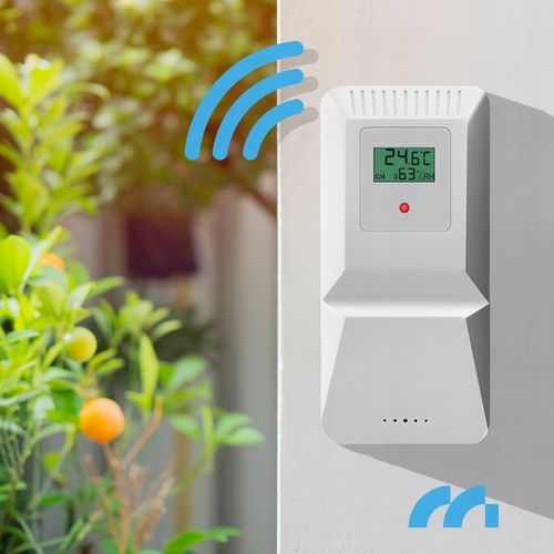 BEZPRZEWODOWA STACJA POGODOWA CZUJNIK POGODY TERMOMETR BAROMETR na Arena.pl