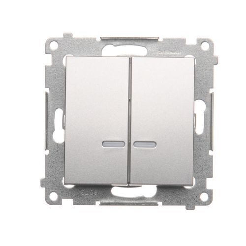 Simon54 Łącznik świecznikowy podświetlany DW5BL.01/43 srebrny SIMON na Arena.pl