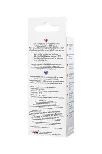 A-Toys Penis Extender 15.2 Cm Sleeve Transparent na Arena.pl