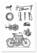 Plakat motor motocykl motorower 61x91 cm