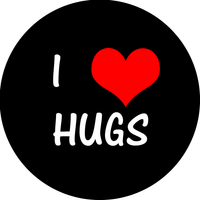 Przypinka I ♥ HUGS