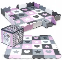 MATA piankowa puzzle EDUKACYJNA XXL 151x151cm KOJEC gruba SKŁADANA elementy