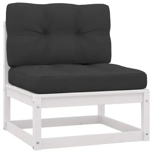 3-osobowa sofa z poduszkami, lite drewno sosnowe zdjęcie 10