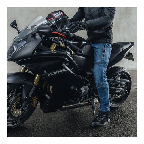 Spodnie jeansy motocyklowe REBELHORN VANDAL DENIM BLUE niebieski GRATISY na Arena.pl