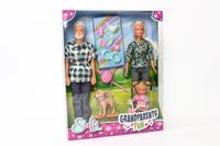 Steffi Dziadkowie z wnuczką na rowerze 573-3569