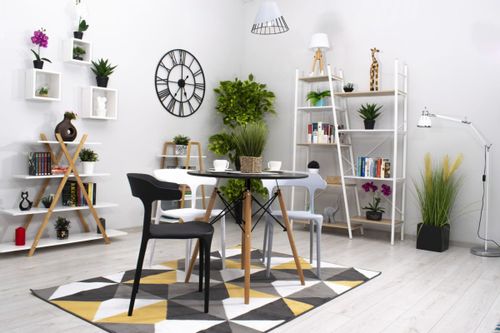 Krzesło ULME - czarne x 4 na Arena.pl