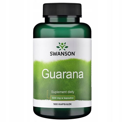 SWANSON GUARANA ODCHUDZANIE ENERGIA POBUDZENIE 100 kapsułek na Arena.pl