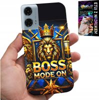 ETUI DO MOTOROLA G34 5G - BOSS LEW Z KORONĄ NA TARCZY CASE + FOLIA
