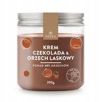 Krem czekoladowo orzechowy 200g DESEO 41% ORZECH LASKOWY MASŁO ORZECHOWE