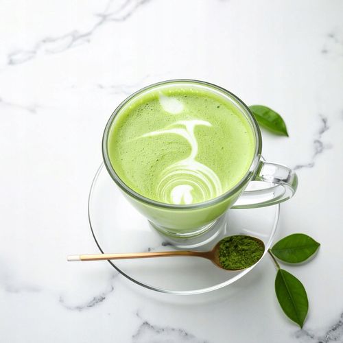 Filiżanki szklane DUŻE Luna 320ml + Spodek komplet 6szt na kawę latte na Arena.pl