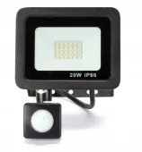 Naświetlacz Lampa Halogen LED 20W Czujnik Ruchu