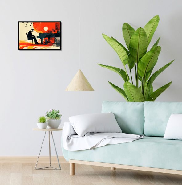 Plakat 45x30cm Pianista zdjęcie 4