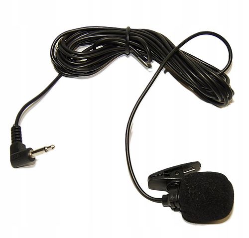 Mikrofon samochodowy do radia z klipsem - długi 3 metry jack 3.5 na Arena.pl