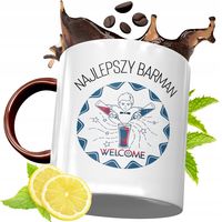 Kubek Bordowy Dla Barmana Na Urodziny Prezent Z Nadrukiem Ze Zdjęciem