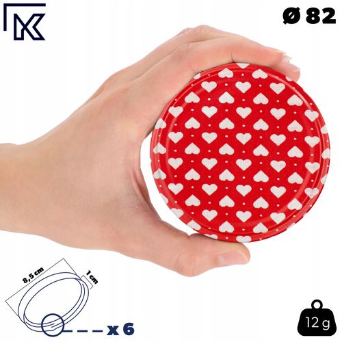 Zakrętki Nakrętki Wieczka Do Słoików 200 szt fi 82 na Arena.pl