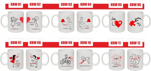 KUBEK WALENTYNKI dla dziewczyny HIT kubki dla par na Arena.pl