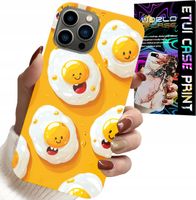 ETUI DO IPHONE 13 PRO MAX - SŁODKIE UŚMIECHNIĘTE JAJKA CASE + FOLIA
