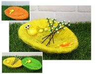 koszyk wielkanocny sizal 24 x 20 x 6 cm mix kolor BAR-22150