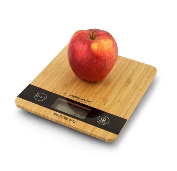 WAGA CYFROWA KUCHENNA ESPERANZA BAMBUSOWA LCD zdjęcie 1
