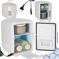 Lodówka Turystyczna Samochodowa Mini 4L 12V/110-240V Grzeje Chłodzi Biała