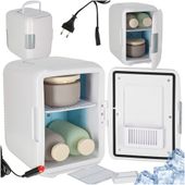 Lodówka Turystyczna Samochodowa Mini 4L 12V/110-240V Grzeje Chłodzi Biała