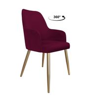 Krzesło obrotowe WESTA noga złota MG02