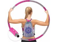 ODCHUDZAJĄCE hula hop HULA HOOP koło 90cm klasyczne składane + plecak