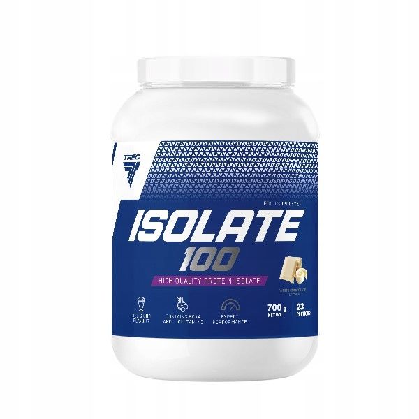 Trec Isolate 100 700 g Białko WPI Biała Czekolada zdjęcie 1