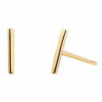 Złote kolczyki 333 CELEBRYTKA paseczki BELKA