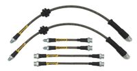 Fiat Abarth Punto - Zestaw Przewodów Hamulcowych Teflonowych W Oplocie