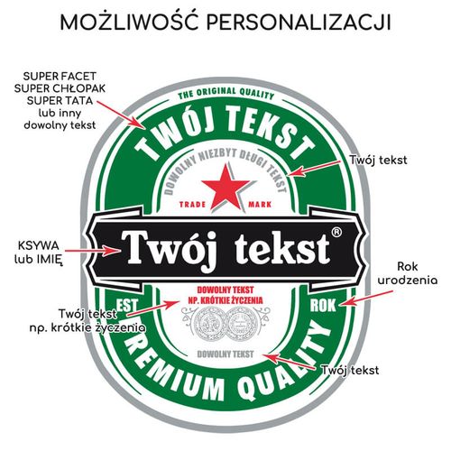 Kubek z imieniem i Twoim tekstem na Arena.pl