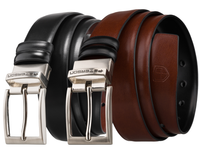 pasek do spodni męski skórzany dwustronny klasyczny peterson czarny brąz