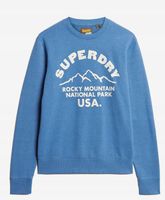 Superdry LO-FI OUTDOORS GRAPHIC CREW - Sweatshirts S
